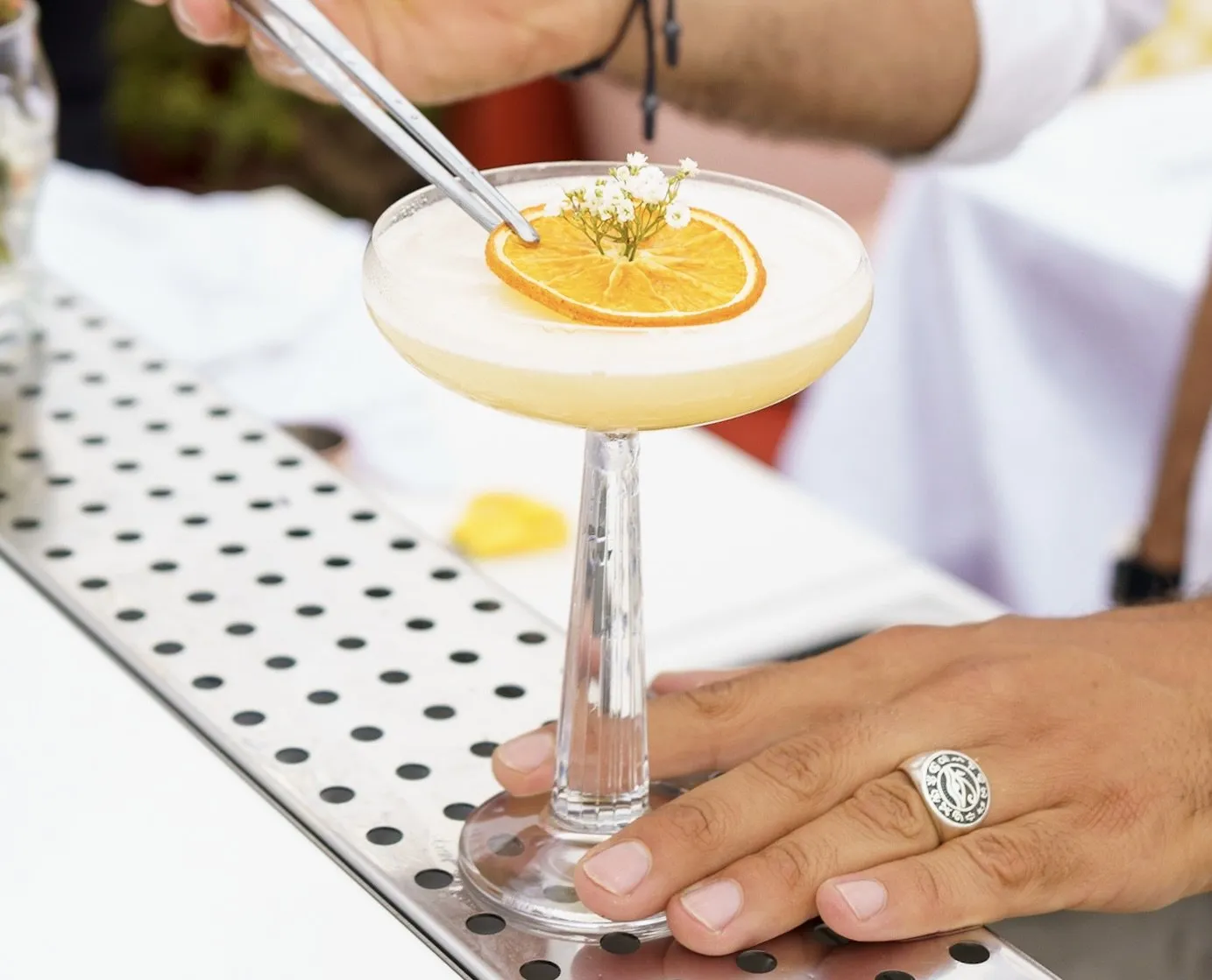 Bartenders in action