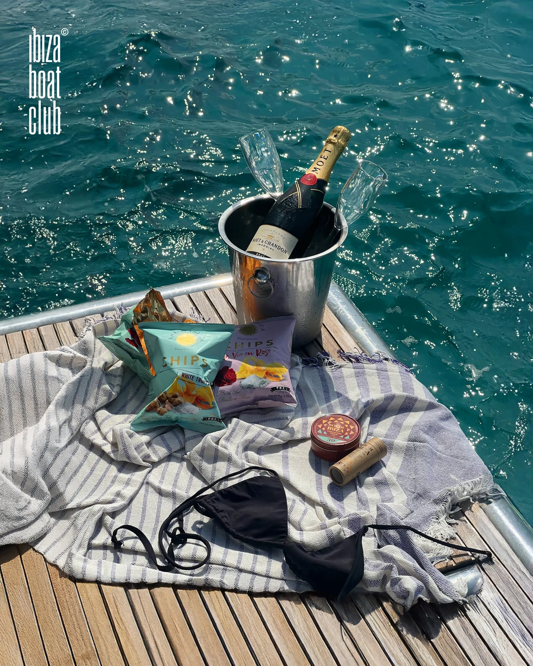 Chips and champagne